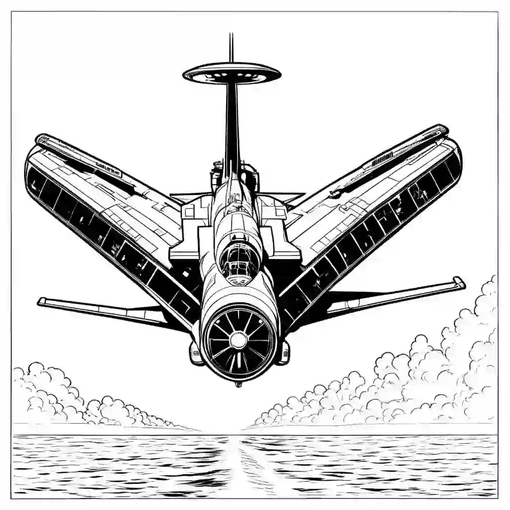 USS Enterprise coloring pages